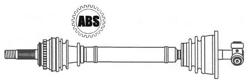 FARCOM 123129 Drive Shaft